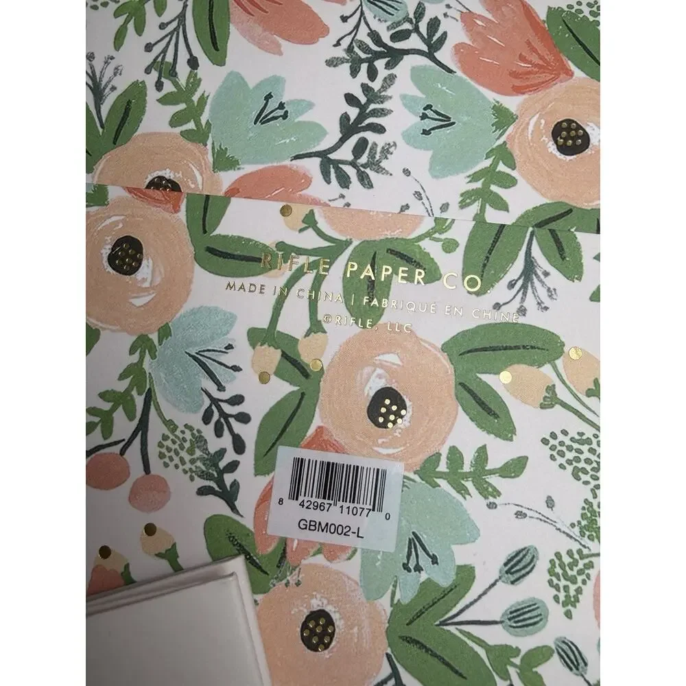 New Rifle Paper Co Wildflower Lot Of 5 1-Large 2-Medium 2-Small Flower Gift Bags